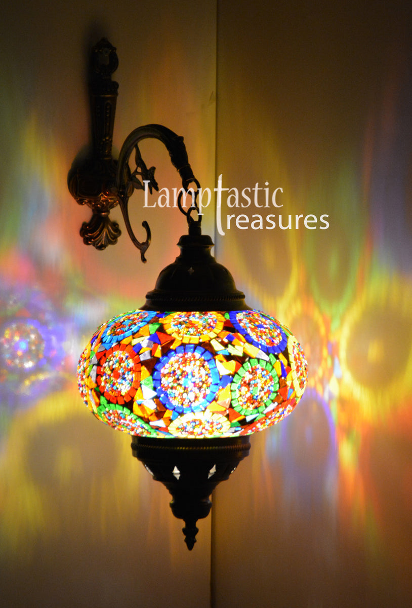 Turkish Mosaic Wall Light – Lamptastico